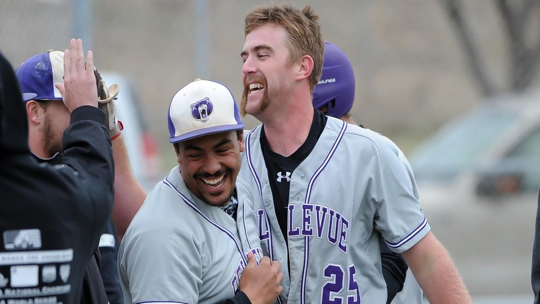 Derik Bontempo (left) and Todd Nicks (right) hit back-to-back home runs to give BU some insurance in the sixth