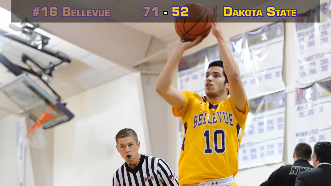 Nicolus Guzman's 13 points paced Bellevue in their conference-opener