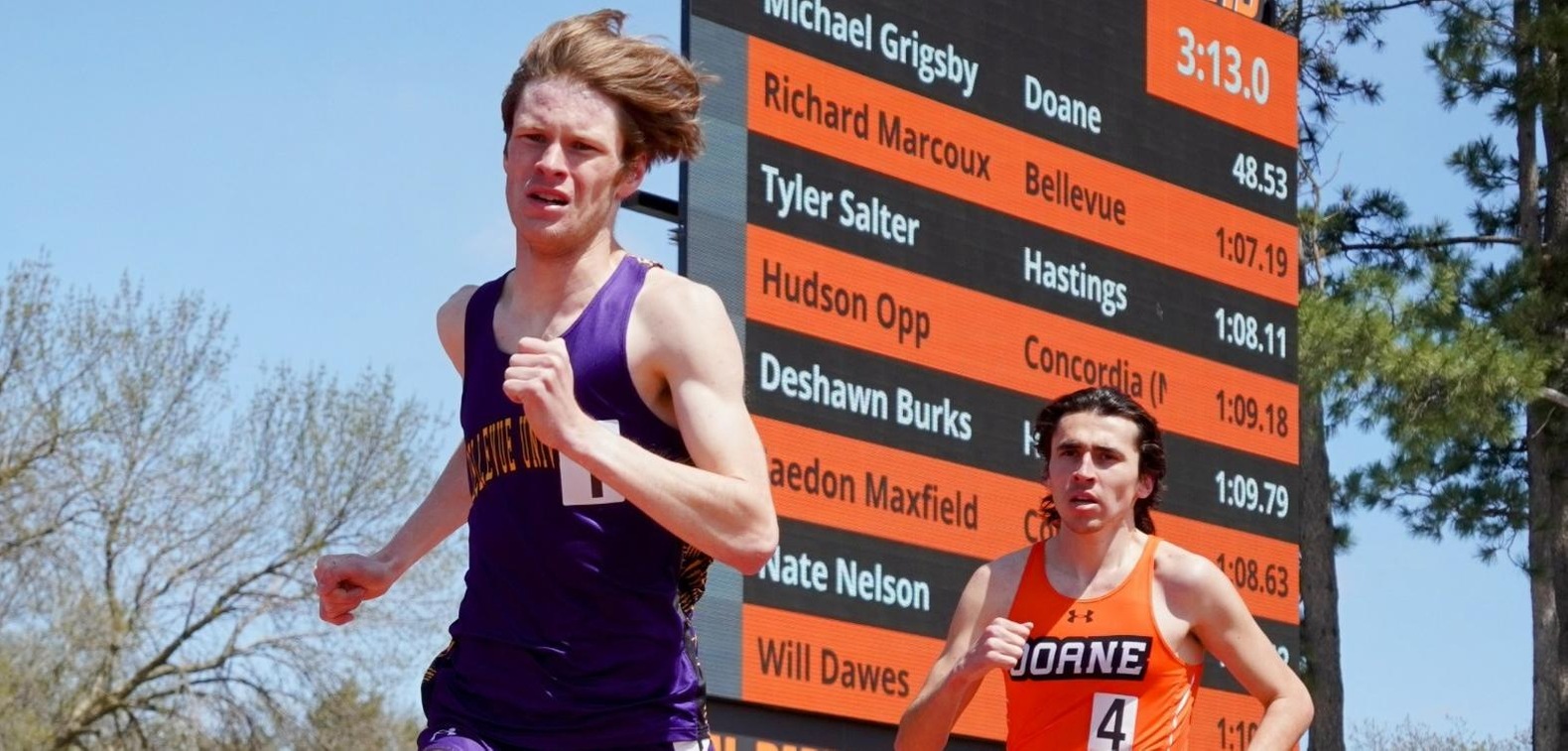 Richard Marcoux captured the title in the 1,500-meter run.