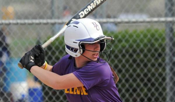 Kelsie Bridgeford drove in six runs on the day, including her team-leading fourth home run of the season.