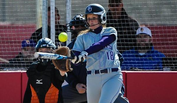 Courtney Schendt went 3-for-5 with two triples and three RBIs on the day.