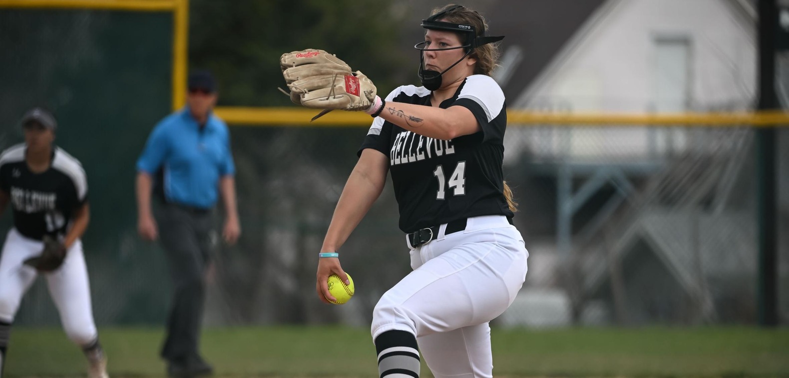 Katie Cunningham recorded 12 strikeouts on the day.