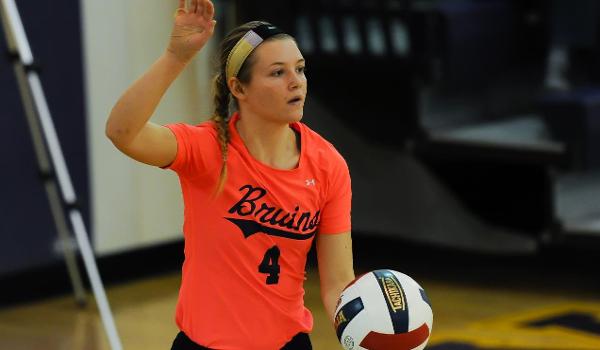 Hannah Taylor provided a great spark on the back line and totaled 10 digs for BU