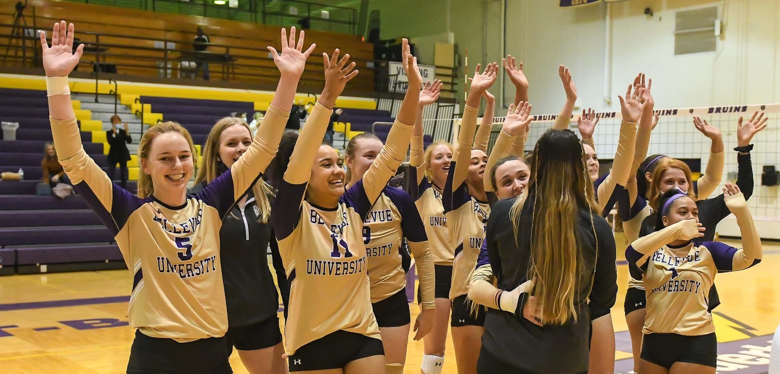 Bruins fight back for 5-set win over Rams in NAIA Opening Round