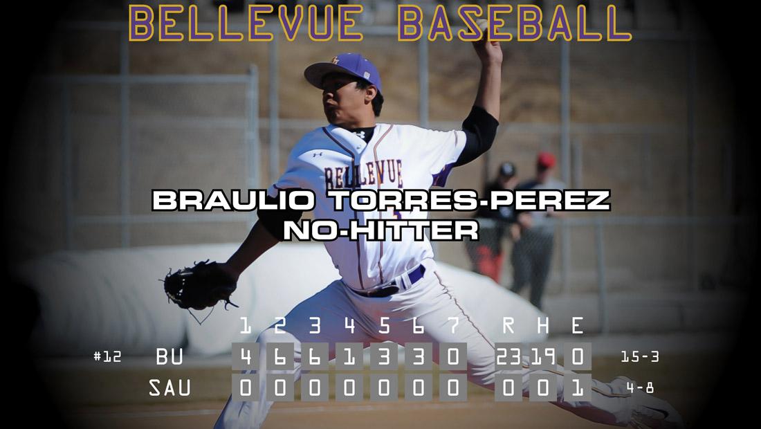 Braulio Torres-Perez threw a no-hitter, striking out 10