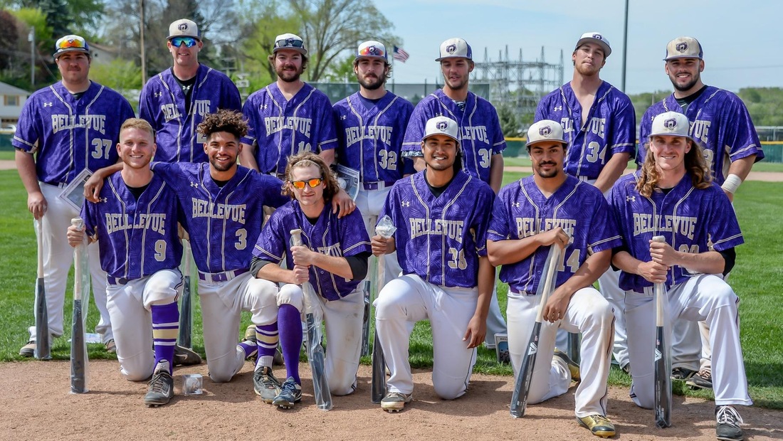 Bellevue honored their 13 seniors between games of Sunday's double-header