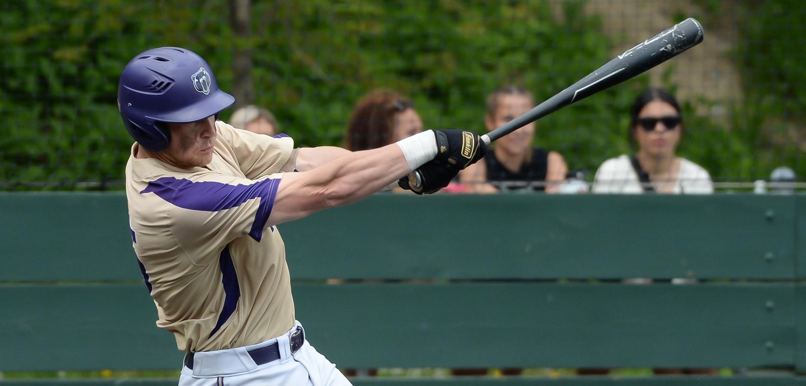 Riley Baasch notched his milestone 200th RBI in Monday's first championship game.