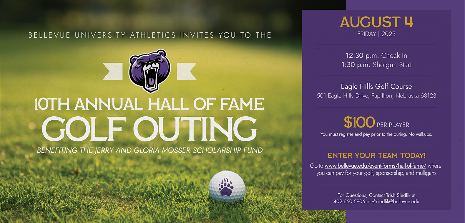 Hall of Fame Golf Outing set for August 4