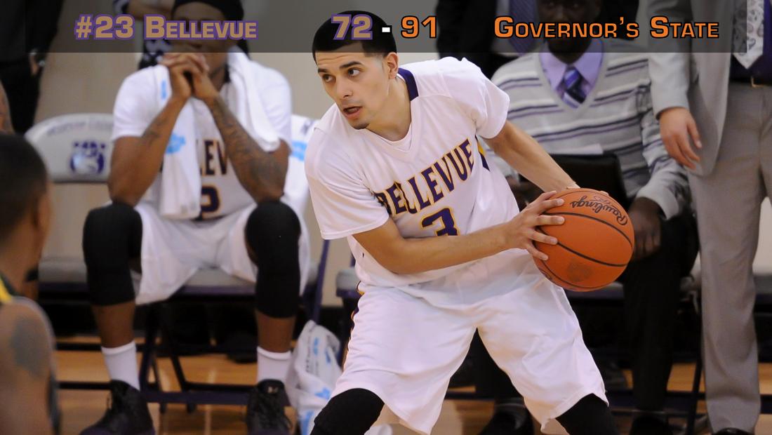 Mike Cardenas co-led Bellevue with 15 points on the night