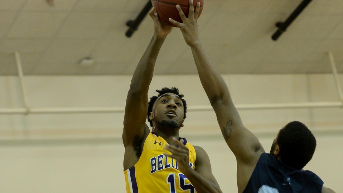 BJ Shelton led the Bruins with 19 points, eight rebounds, and three assists in the NAIA Division II Men's Basketball Game of the Week.