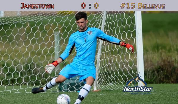 Ben Martin stopped all three shots he faced to help BU to a 0-0 draw at Jamestown