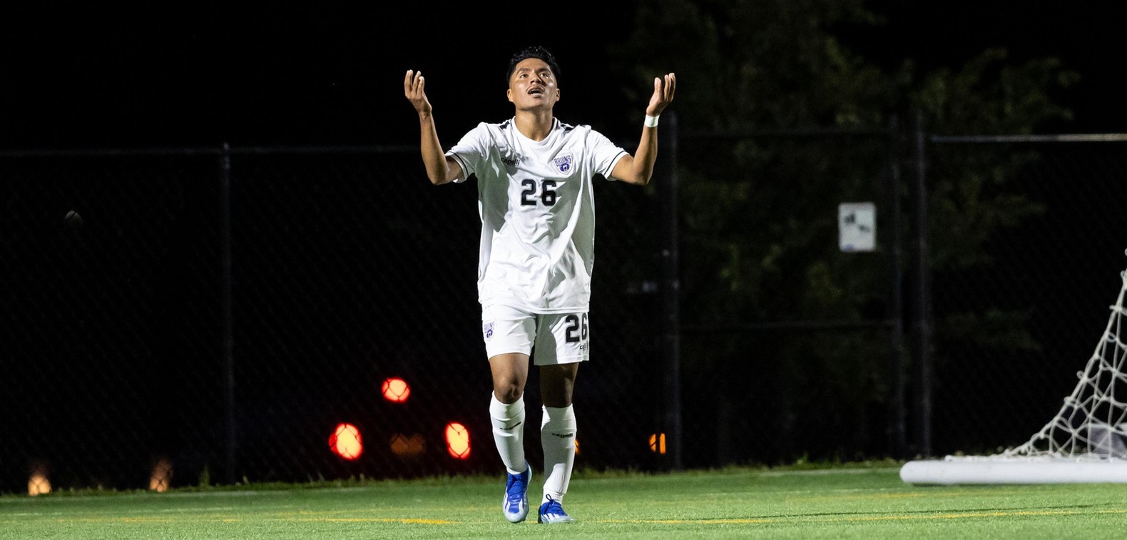 Cisneros brace give Bruins intra-state win over Midland, 2-1