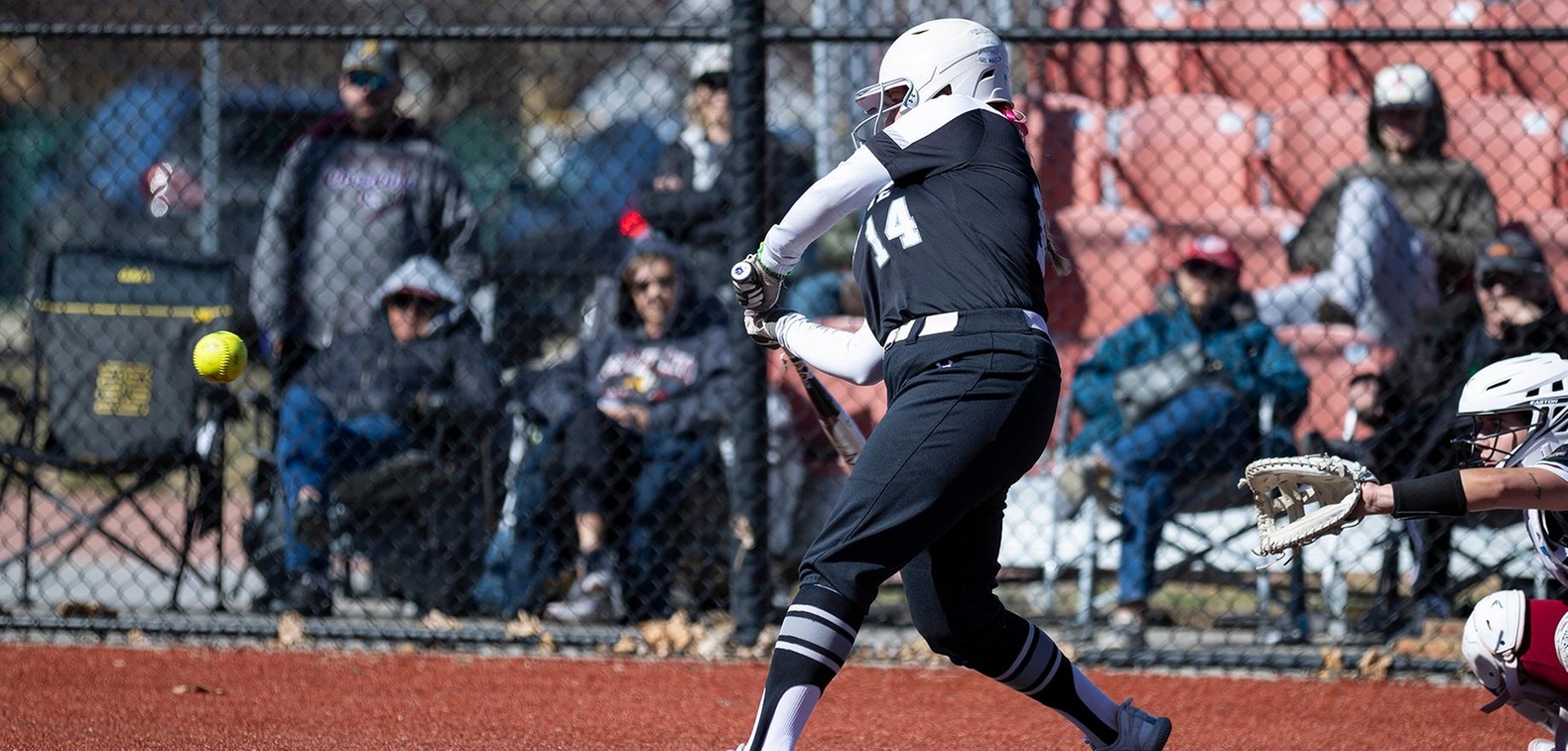 Katie Cunningham got the win in the opener and went 7-for-10 at the plate with seven RBIs.