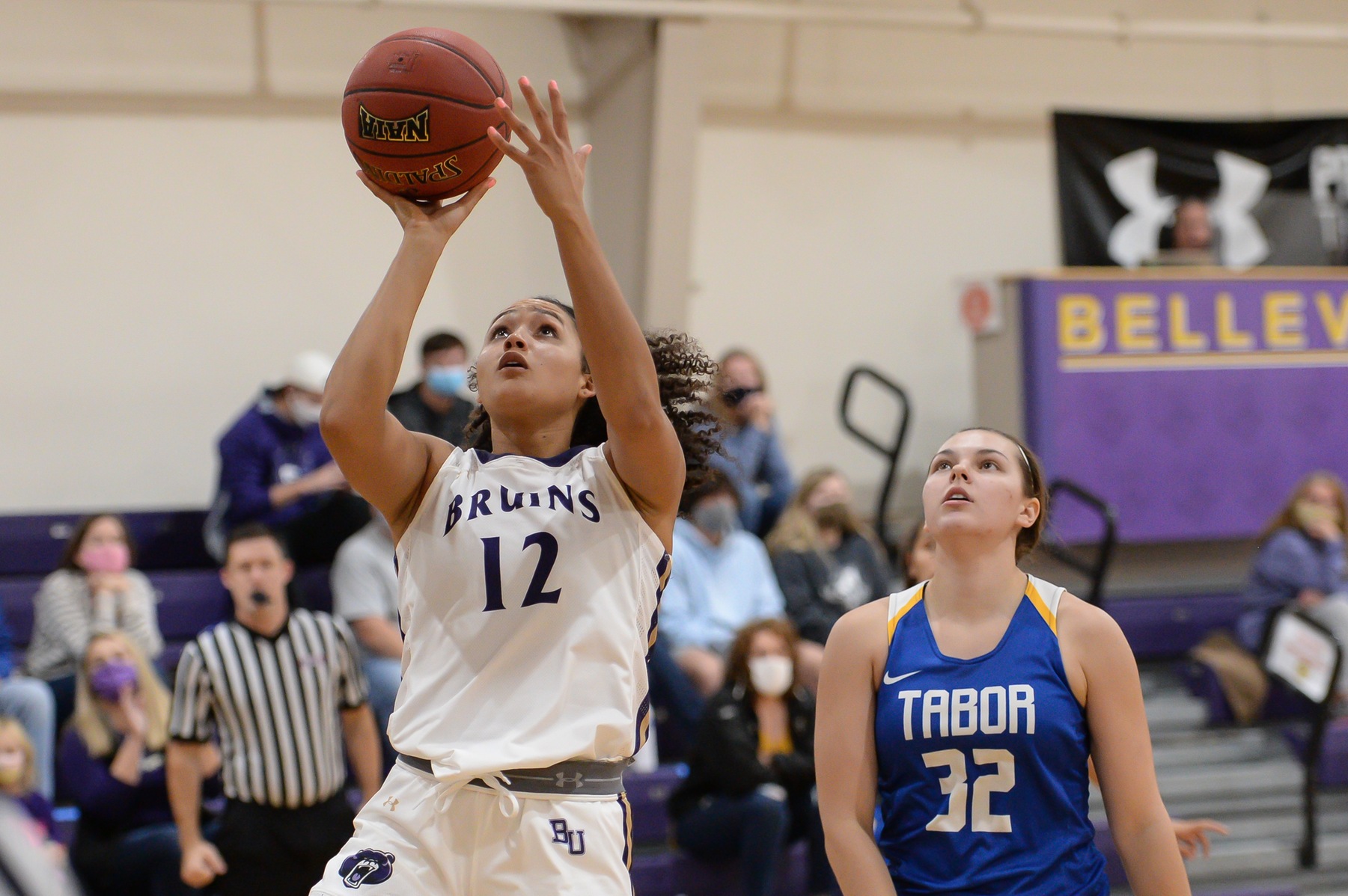 Elexis Martinez scored 18 points in the fourth quarter and led the Bruins with 22 total points.