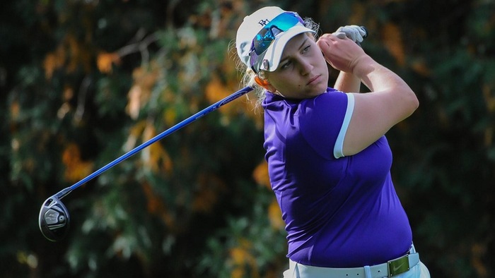 Morgan Hazzard shot a career-low 77 in Monday's second round.