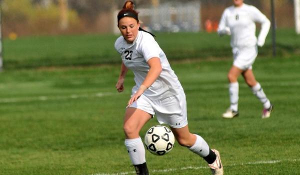 Betsy Fischenich registered a goal and an assist in BU's 4-0 shutout win at Doane Wednesday.