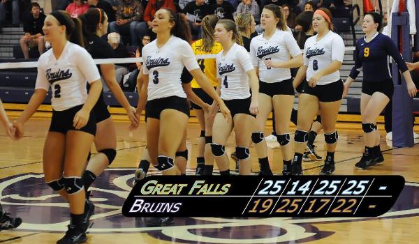 The BU volleyball team split on their first day of action