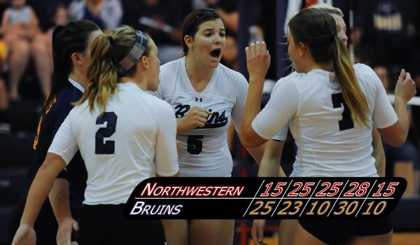 Bellevue forced their second five-setter of the day but couldn't quite spring the upset